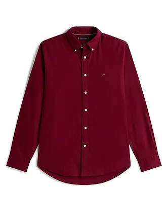 TOMMY HILFIGER | Hemd Regular Fit | dunkelrot